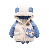 Load image into Gallery viewer, Baby Kid Boys Solid Color Cartoon Coats Wholesale 211125765

