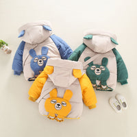 Load image into Gallery viewer, Baby Kid Boys Solid Color Cartoon Coats Wholesale 211125765
