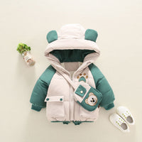 Load image into Gallery viewer, Baby Kid Boys Solid Color Cartoon Coats Wholesale 211125765
