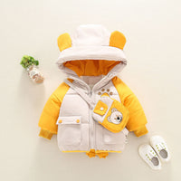 Load image into Gallery viewer, Baby Kid Boys Solid Color Cartoon Coats Wholesale 211125765
