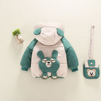 Load image into Gallery viewer, Baby Kid Boys Solid Color Cartoon Coats Wholesale 211125765
