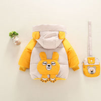 Load image into Gallery viewer, Baby Kid Boys Solid Color Cartoon Coats Wholesale 211125765
