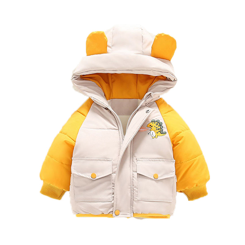 Baby Kid Boys Dinosaur Cartoon Print Jackets Outwears Wholesale 211125905
