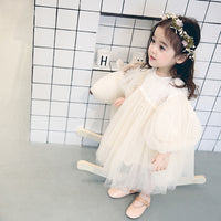 Load image into Gallery viewer, Baby Kid Girls Solid Color Embroidered Dresses Wholesale 21120301
