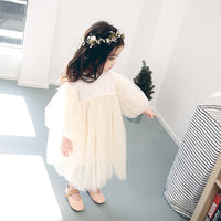 Load image into Gallery viewer, Baby Kid Girls Solid Color Embroidered Dresses Wholesale 21120301

