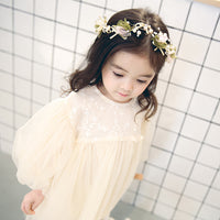 Load image into Gallery viewer, Baby Kid Girls Solid Color Embroidered Dresses Wholesale 21120301
