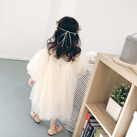 Load image into Gallery viewer, Baby Kid Girls Solid Color Embroidered Dresses Wholesale 21120301
