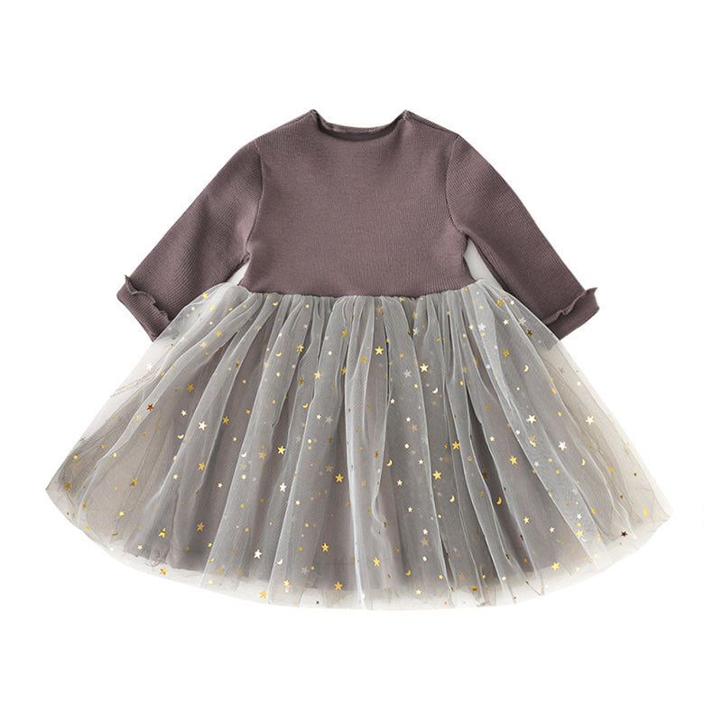 Baby Kid Girls Star Dresses Wholesale 21120302