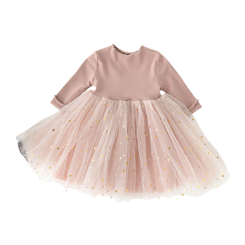 Baby Kid Girls Star Dresses Wholesale 21120302