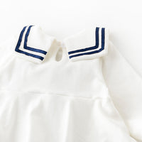 Load image into Gallery viewer, Baby Girls Striped Bow Dresses Wholesale 211203222

