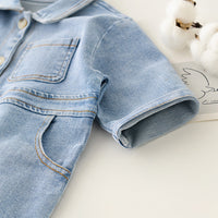 Load image into Gallery viewer, Baby Girls Boys Cartoon Print Jumpsuits Wholesale 211203275
