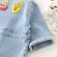 Load image into Gallery viewer, Baby Girls Boys Cartoon Print Jumpsuits Wholesale 211203275
