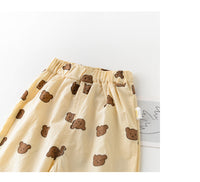 Load image into Gallery viewer, 2 Pieces Set Baby Kid Girls Polka dots Checked Animals Cartoon Print Tops And Pants Sleepwears Wholesale 211203283
