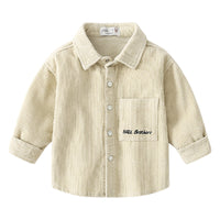 Load image into Gallery viewer, Baby Kid Boys Letters Embroidered Shirts Wholesale 211203356
