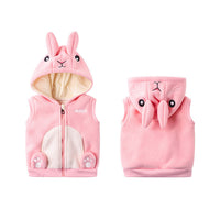 Load image into Gallery viewer, Baby Kid Girls Boys Letters Animals Cartoon Expression Embroidered Vests Waistcoats Wholesale 211203411
