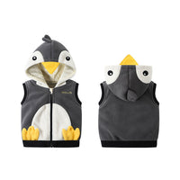 Load image into Gallery viewer, Baby Kid Girls Boys Letters Animals Cartoon Expression Embroidered Vests Waistcoats Wholesale 211203411
