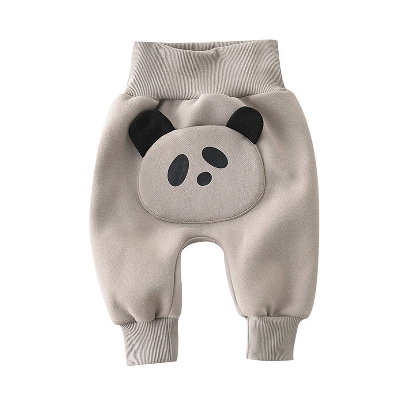 Baby Kid Unisex Solid Color Striped Cartoon Pants Wholesale 211203497