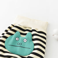 Load image into Gallery viewer, Baby Kid Unisex Solid Color Striped Cartoon Pants Wholesale 211203497
