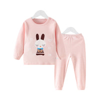 Load image into Gallery viewer, 2 Pieces Set Baby Kid Girls Animals Cartoon Print Tops And Pants Wholesale 21120354
