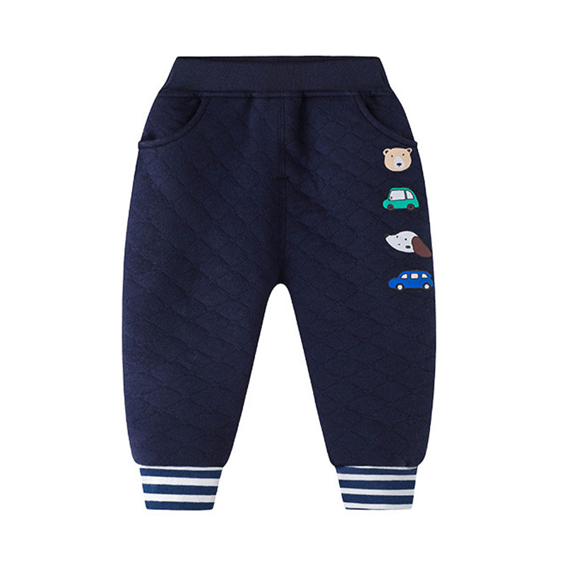 Baby Kid Unisex Solid Color Cartoon Pants Wholesale 211203544
