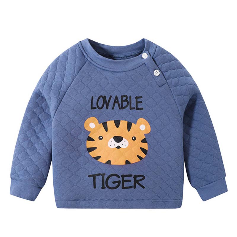 Baby Kid Unisex Animals Cartoon Print Tops Wholesale 211203568