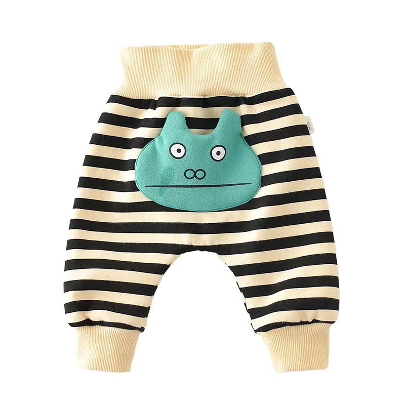 Baby Unisex Striped Animals Cartoon Pants Wholesale 211203576