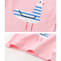 Load image into Gallery viewer, 2 Pieces Set Baby Kid Girls Cartoon Print Tops And Animals Pants Wholesale 21120364
