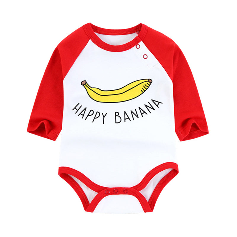 Baby Girls Letters Fruit Print Rompers Wholesale 21120369
