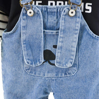 Load image into Gallery viewer, 2 Pieces Set Baby Kid Boys Striped Letters Print Tops And Cartoon Jeans Wholesale 211207193
