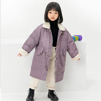 Load image into Gallery viewer, Kid Big Kid Girls Solid Color Coats Wholesale 211207366
