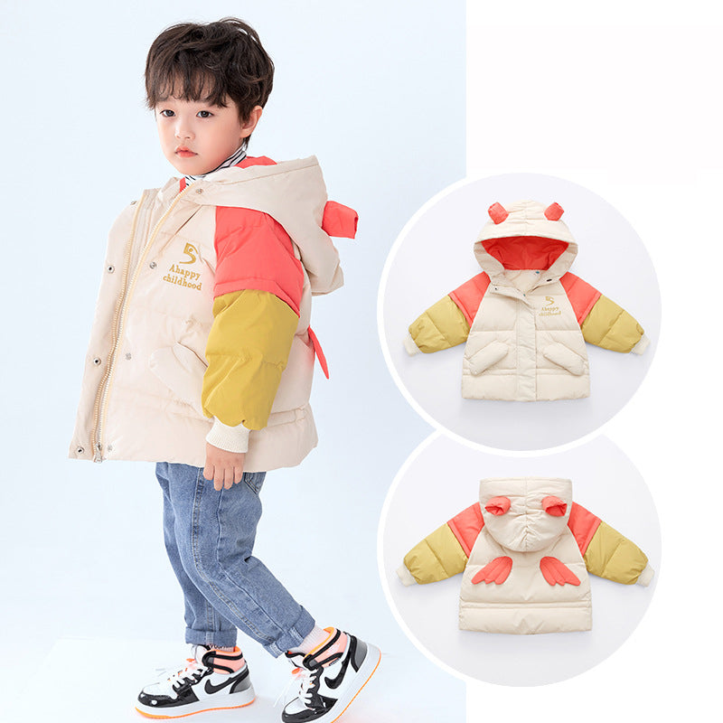 Baby Kid Girls Color-blocking Wings Jackets Outwears Wholesale 21120775