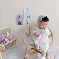 Load image into Gallery viewer, Baby Girls Lace Rompers Wholesale 211214178

