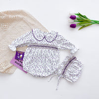 Load image into Gallery viewer, Baby Girls Flower Print Rompers Accessories Hats Wholesale 211214225
