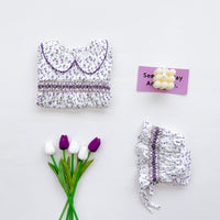 Load image into Gallery viewer, Baby Girls Flower Print Rompers Accessories Hats Wholesale 211214225
