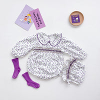 Load image into Gallery viewer, Baby Girls Flower Print Rompers Accessories Hats Wholesale 211214225
