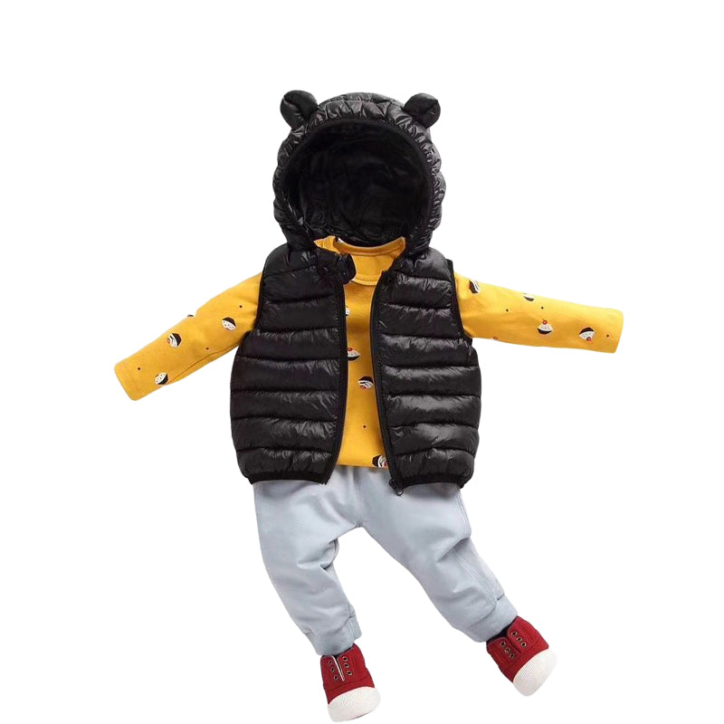 Kid Big Kid Unisex Solid Color Vests Waistcoats Wholesale 211214264