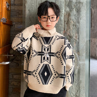 Load image into Gallery viewer, Kid Big Kid Boys Print Sweaters Knitwear Wholesale 211214298
