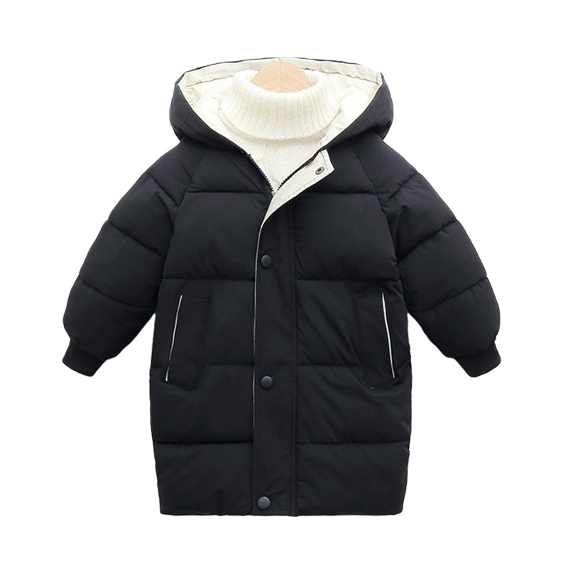 Kid Big Kid Unisex Solid Color Coats Wholesale 21121431