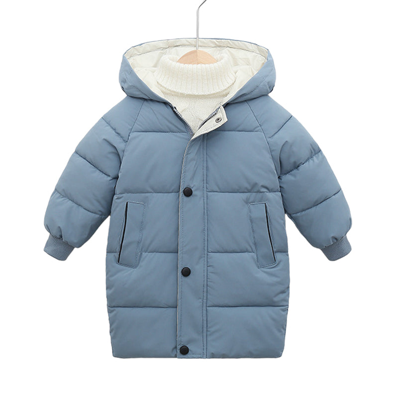 Kid Big Kid Unisex Solid Color Coats Wholesale 21121431