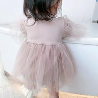 Load image into Gallery viewer, Baby Kid Girls Solid Color Bow Lace Rompers Wholesale 211214319
