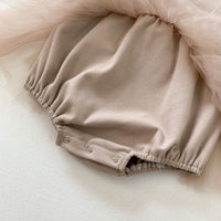 Load image into Gallery viewer, Baby Kid Girls Solid Color Bow Lace Rompers Wholesale 211214319
