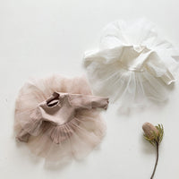 Load image into Gallery viewer, Baby Kid Girls Solid Color Bow Lace Rompers Wholesale 211214319
