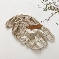 Load image into Gallery viewer, Baby Kid Unisex Flower Print Rompers Wholesale 211214326
