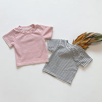 Load image into Gallery viewer, Baby Girls Striped Rompers Wholesale 211214333
