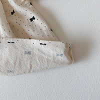 Load image into Gallery viewer, 2 Pieces Set Baby Kid Girls Polka dots Bow Print Tops And Shorts Wholesale 211214352
