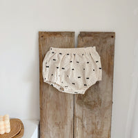 Load image into Gallery viewer, 2 Pieces Set Baby Kid Girls Polka dots Bow Print Tops And Shorts Wholesale 211214352

