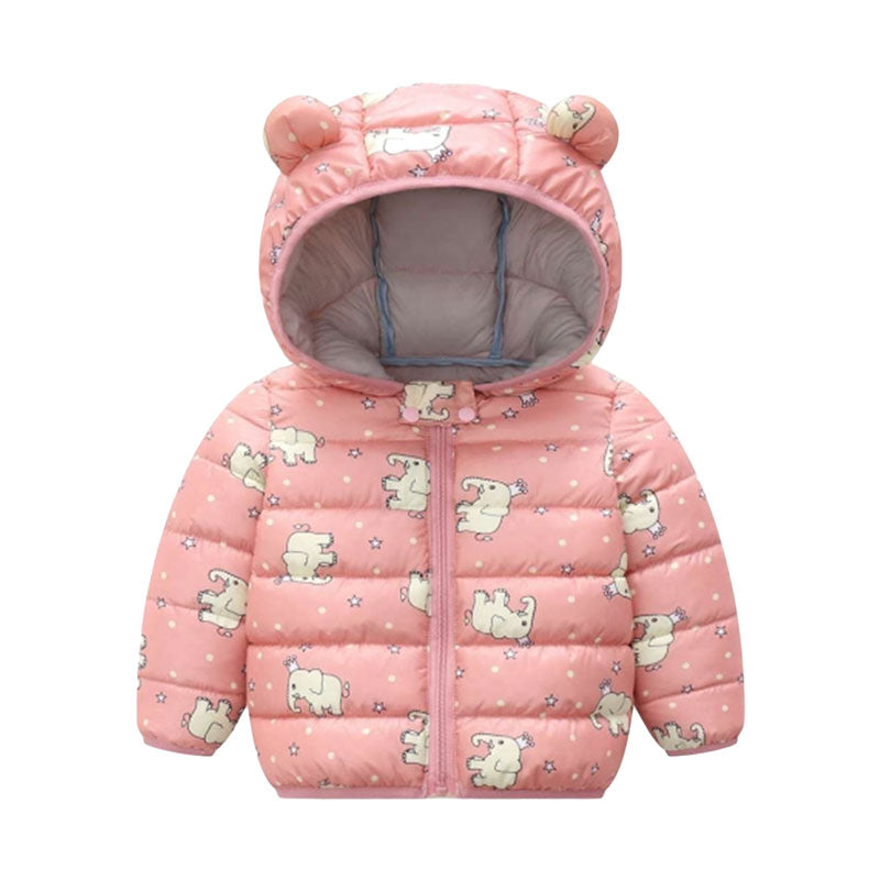 Baby Kid Unisex Animals Cartoon Print Jackets Outwears Wholesale 211214393