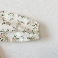 Load image into Gallery viewer, Baby Kid Girls Flower Print Rompers Hats Wholesale 211214407
