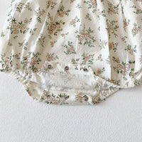 Load image into Gallery viewer, Baby Kid Girls Flower Print Rompers Hats Wholesale 211214407
