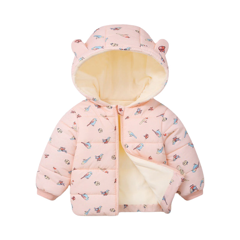Baby Kid Unisex Flower Cartoon Print Jackets Outwears Wholesale 211214490